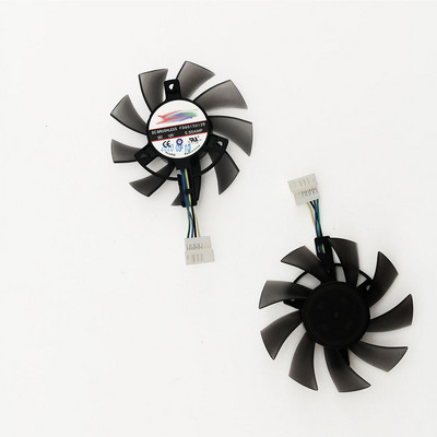 Ανεμιστήρας ψύξης 6 ακίδων 75MM FD8015U12D RTX 2060 GTX1660 Ti για ανεμιστήρα ψύξης κάρτας γραφικών ASUS GTX 1660 1660Ti TUF GAMING OC RTX2060