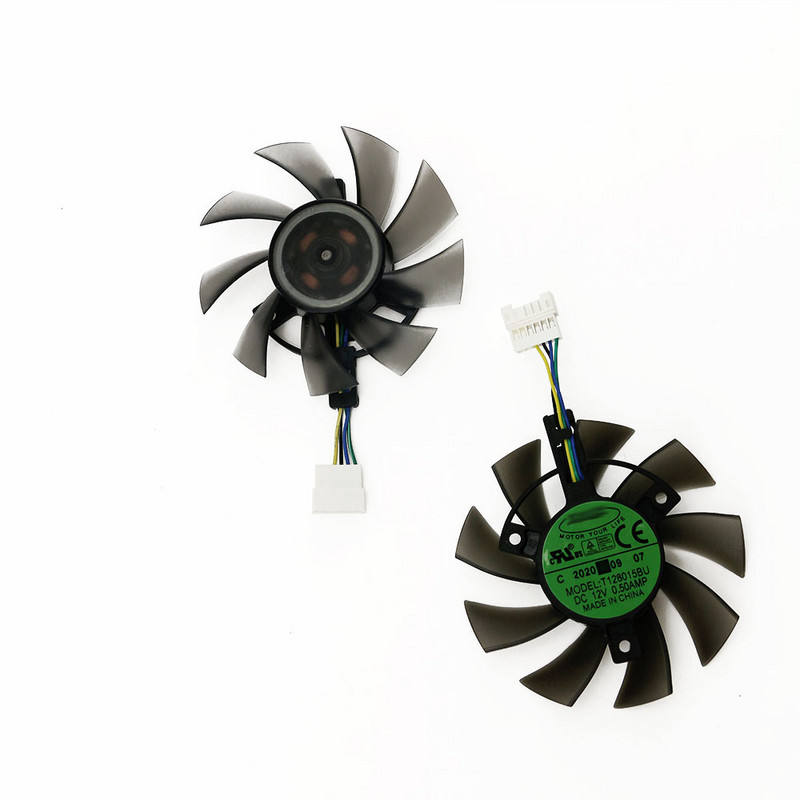 Ανεμιστήρας ψύξης 6 ακίδων 75MM FD8015U12D RTX 2060 GTX1660 Ti για ανεμιστήρα ψύξης κάρτας γραφικών ASUS GTX 1660 1660Ti TUF GAMING OC RTX2060