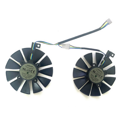 87MM T129215SU PLD09210S12HH 12V 4PIN GTX1060 GPU VENTILATORS ASUS DUAL GeForce GTX1060-O6G P106-100 RX480 470 grafiskajam dzesēšanas ventilatoram