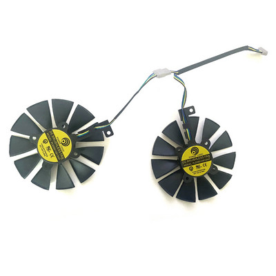 87MM T129215SU PLD09210S12HH 12V 4PIN GTX1060 GPU VENTILATORS ASUS DUAL GeForce GTX1060-O6G P106-100 RX480 470 grafiskajam dzesēšanas ventilatoram