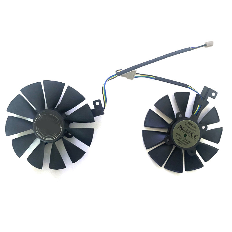 87MM T129215SU PLD09210S12HH 12V 4PIN GTX1060 GPU VENTILATORS ASUS DUAL GeForce GTX1060-O6G P106-100 RX480 470 grafiskajam dzesēšanas ventilatoram