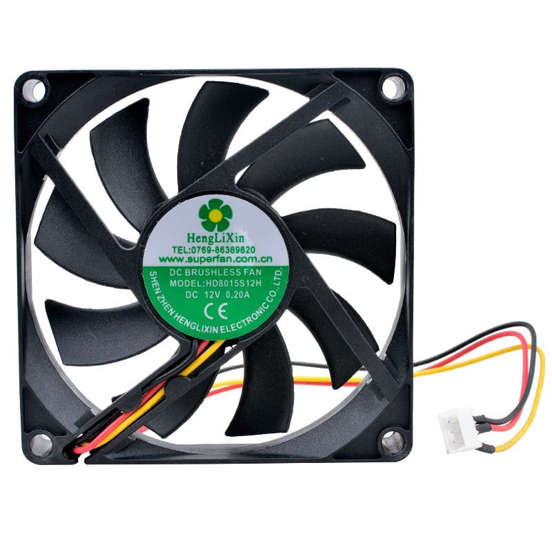 HD8015S12H 8cm 80mm ventilator 80x80x15mm 8015 DC12V 0.20A Ventilator za hlađenje CPU kućišta