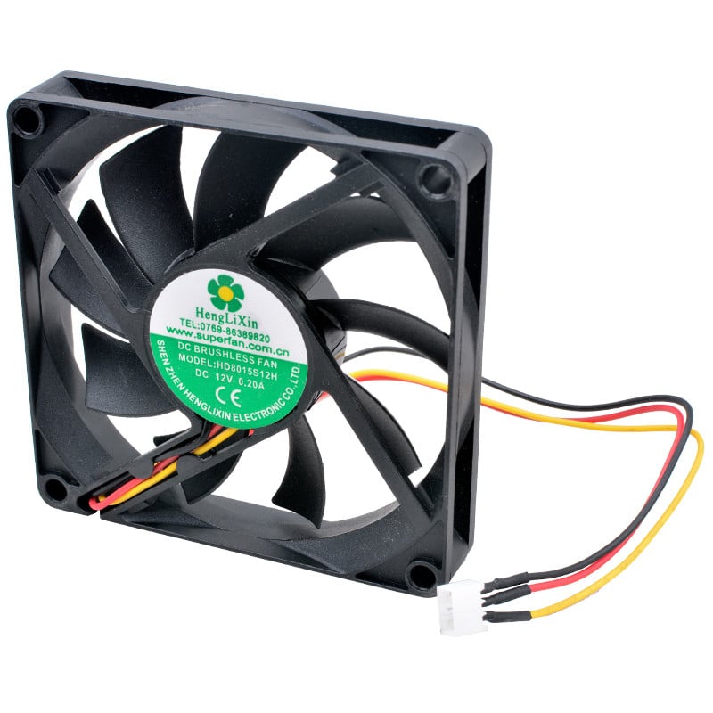 HD8015S12H 8cm 80mm ventilator 80x80x15mm 8015 DC12V 0.20A Ventilator za hlađenje CPU kućišta