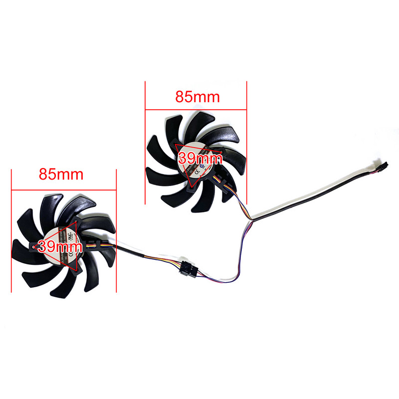 2db FDC10H12S9-C FD7010H12S 4PIN hűtőventilátor Sapphire HD6850 HD6970 HD7870 2G HD7950 HD7970 XFX R9 270X 280X grafikus ventilátorhoz