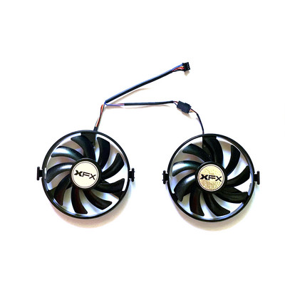 2db FDC10U12S9-C 4 tűs FY09010H12LPB ETH hűtőventilátor Radeon XFX R9 380 X R7 350 360 370 460-2/4 grafikus kártya ventilátorhoz
