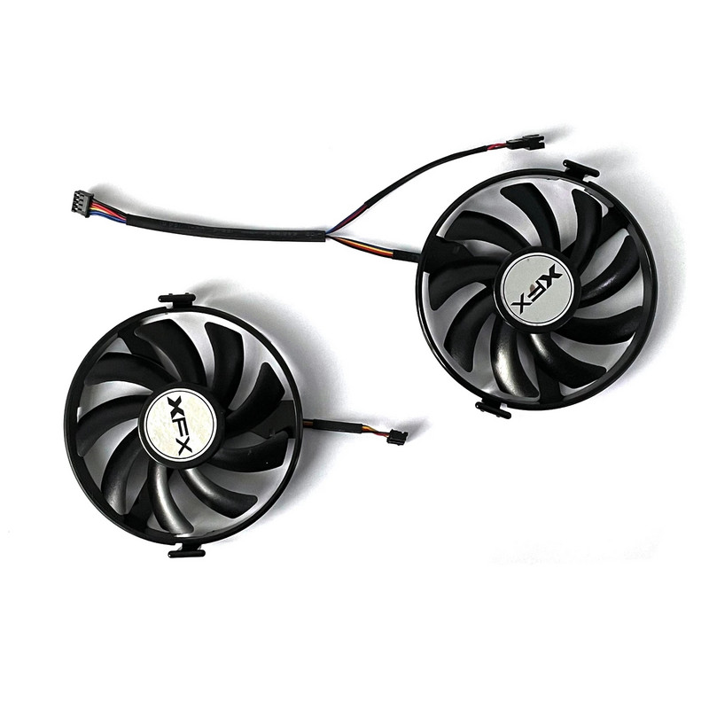 2db FDC10U12S9-C 4 tűs FY09010H12LPB ETH hűtőventilátor Radeon XFX R9 380 X R7 350 360 370 460-2/4 grafikus kártya ventilátorhoz