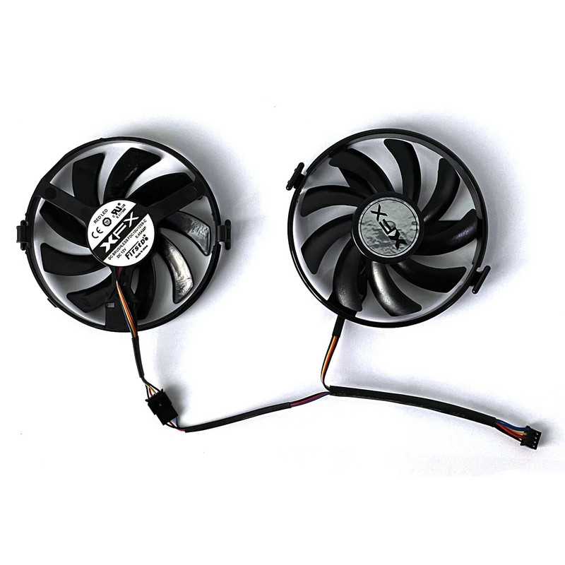 2db FDC10U12S9-C 4 tűs FY09010H12LPB ETH hűtőventilátor Radeon XFX R9 380 X R7 350 360 370 460-2/4 grafikus kártya ventilátorhoz