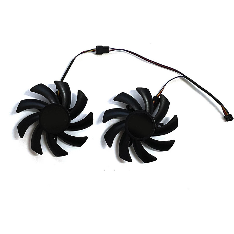 2PCS FDC10H12S9-C DC 12V 0.45A 4Pin 85mm за Sapphire R9 270 280 280X 285 HD7850 7950 7970 Вентилатор на графична карта