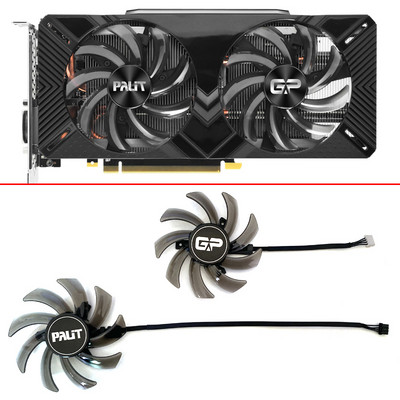 85 mm-es 4 tűs GA91S2U RTX 2060 GPU VENTILÁTOR hűtőventilátor csere Palit GeForce RTX 2070 2060 Dual Gaming Pro OC grafikus kártya ventilátorhoz