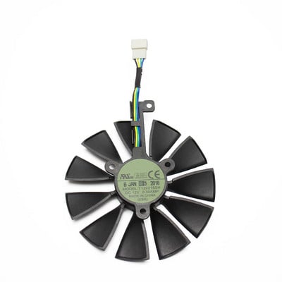 T129215SH DC12V 0,30 AMP T129215SL DC12V 0,20 AMP graafikakaardi jahutusventilaator 87 mm ASUS ROG STRIX RTX 2070 O8G GAMING jaoks