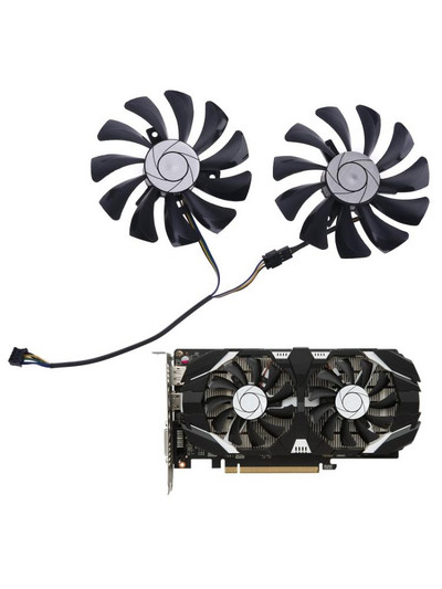1 pora 85 mm HA9010H12F-Z 4 kontaktų aušintuvo ventiliatoriaus keitimas, skirtas MSI GTX 1060 OC 6G GTX 960 P106-100 P106 GTX1060 GTX960