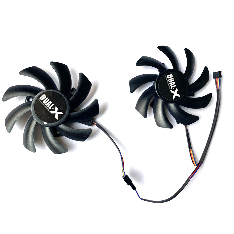 2PCS FDC10H12S9-C 85MM 4PIN HD6850 ventilator za hlađenje za sapphire Dual-X HD6850 HD6970 HD7870 2G HD7950 HD7970 R9 390 R9 285 ventilatora