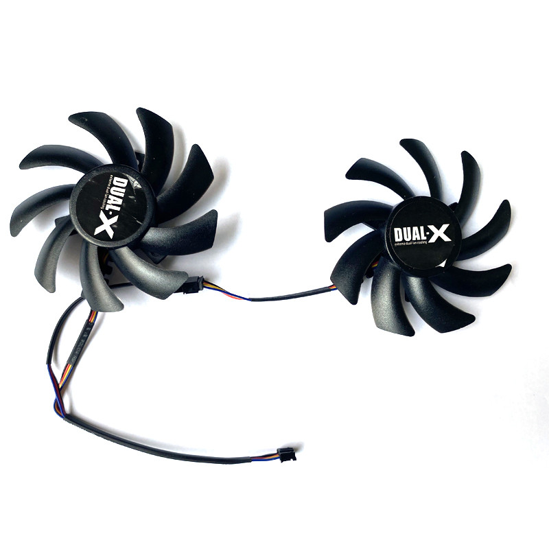 2PCS FDC10H12S9-C 85MM 4PIN HD6850 ventilator za hlađenje za sapphire Dual-X HD6850 HD6970 HD7870 2G HD7950 HD7970 R9 390 R9 285 ventilatora