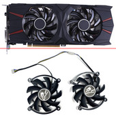 NOVO 2KOM. Ventilator za hlađenje iGame GTX 1060 1070 Ventilator hladnjaka za šarene iGame GeForce GTX1060 GTX1070 iGame U Ventilator za video karticu 85MM 4PIN