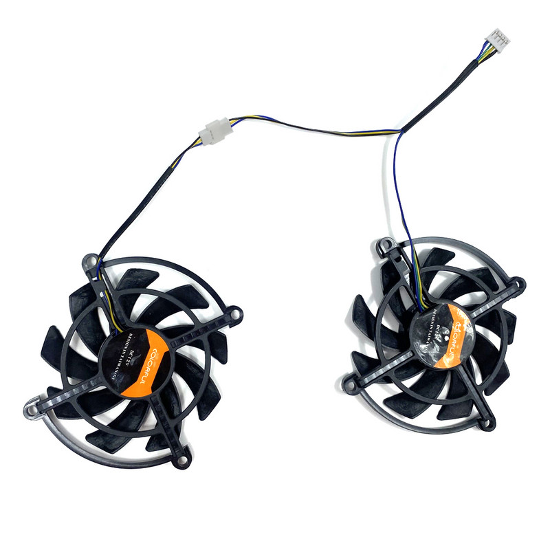 NOVO 2KOM. Ventilator za hlađenje iGame GTX 1060 1070 Ventilator hladnjaka za šarene iGame GeForce GTX1060 GTX1070 iGame U Ventilator za video karticu 85MM 4PIN