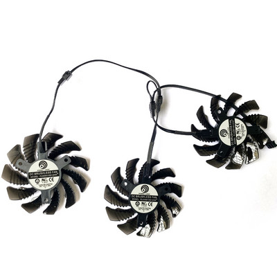 3db 75MM T128010SU hűtőventilátor Gigabyte AORUS GTX 1080 1070 Ti Gaming Fan GTX 1070Ti G1 Gaming GPU videokártya hűtőventilátorhoz