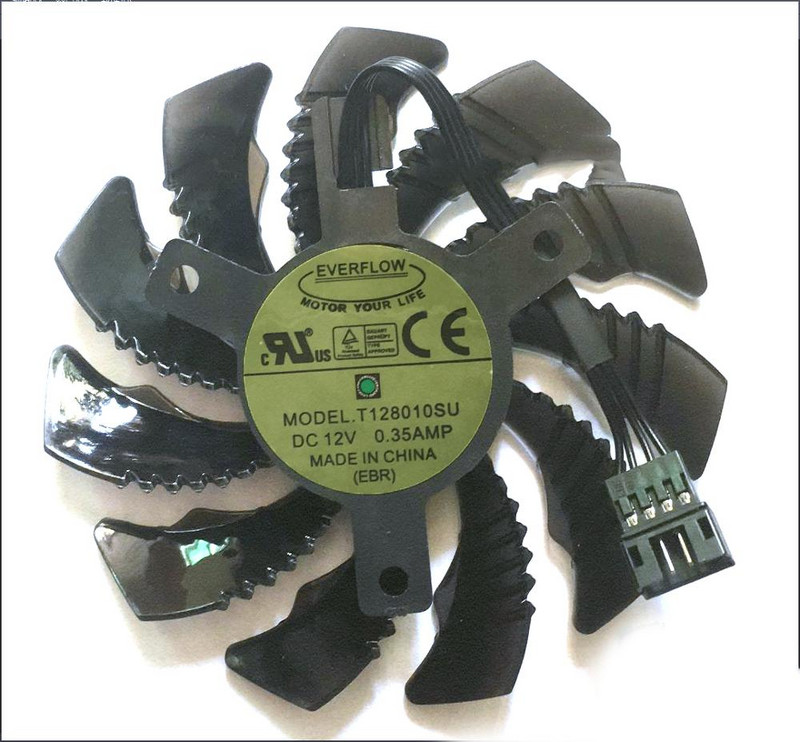 3db 75MM T128010SU hűtőventilátor Gigabyte AORUS GTX 1080 1070 Ti Gaming Fan GTX 1070Ti G1 Gaming GPU videokártya hűtőventilátorhoz