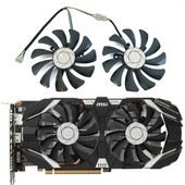 ÚJ 2 DB 85MM 4PIN HA9010H12F-Z GTX 1060 GPU ventilátor,MSI GTX 1060 OC 6G GTX 960 P106-100 P106 GTX960 videokártya hűtőventilátorhoz