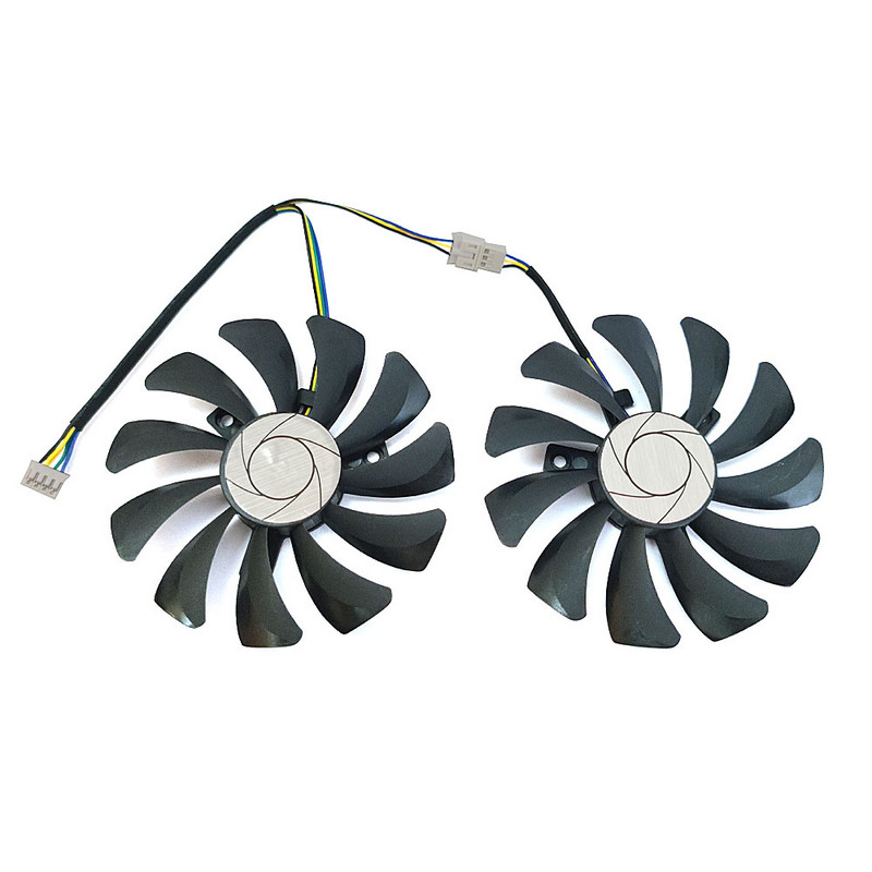 ÚJ 2 DB 85MM 4PIN HA9010H12F-Z GTX 1060 GPU ventilátor，MSI GTX 1060 OC 6G GTX 960 P106-100 P106 GTX960 videokártya hűtőventilátorhoz