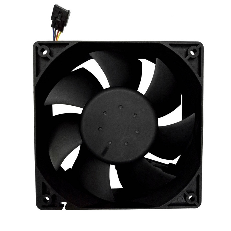 120x120x38mm 12v rutulinis guolių ventiliatorius, skirtas Antminer Bitmain S7 S9 6000RPM 120mm 4 kontaktų didelio apsisukimų greičio oro srauto Miner aušinimo ventiliatoriams