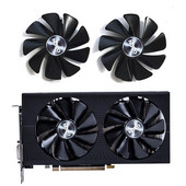 2 vnt 95 mm CF1015H12D Sapphire RX570 580 GPU aušintuvas, skirtas Sapphire Radeon RX 470 480 580 570 RX580 RX480 grafinis aušinimo ventiliatorius