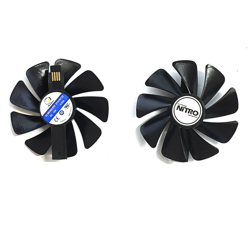 2 vnt 95 mm CF1015H12D Sapphire RX570 580 GPU aušintuvas, skirtas Sapphire Radeon RX 470 480 580 570 RX580 RX480 grafinis aušinimo ventiliatorius