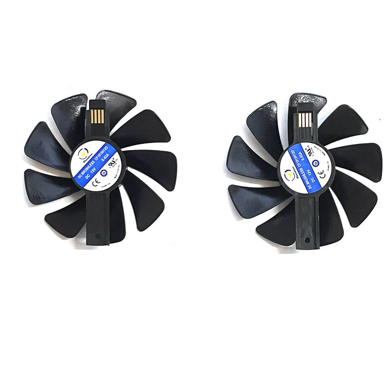 2 vnt 95 mm CF1015H12D Sapphire RX570 580 GPU aušintuvas, skirtas Sapphire Radeon RX 470 480 580 570 RX580 RX480 grafinis aušinimo ventiliatorius