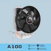 Dual Heat Pipes CPU hladnjak DC 12V Desktop CPU Ventilator za hlađenje Tihi radijator Tower rashladni sustav Računalni dijelovi 9 cm za Intel/AMD
