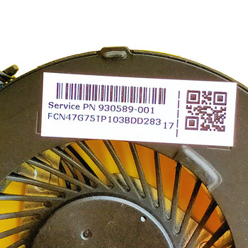 НОВ ОРИГИНАЛЕН вентилатор за охлаждане на процесора за лаптоп за HP Pro 15-CB TPN-Q193 930589-001