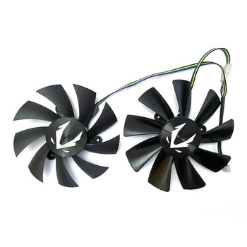 НОВО Охлаждане 87MM 100MM GAA8S2U GA92S2H 12V 0.45A 4PIN GeForce RTX2070 GPU FAN За ZOTAC RTX2070 RTX 2070 OC Mini Video Card Fans