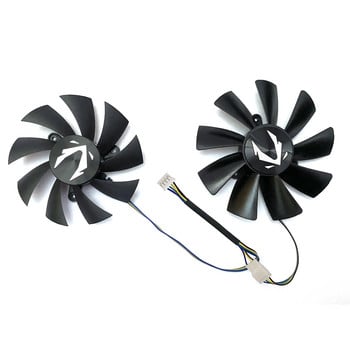 НОВО Охлаждане 87MM 100MM GAA8S2U GA92S2H 12V 0.45A 4PIN GeForce RTX2070 GPU FAN За ZOTAC RTX2070 RTX 2070 OC Mini Video Card Fans