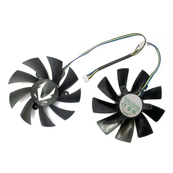 НОВО Охлаждане 87MM 100MM GAA8S2U GA92S2H 12V 0.45A 4PIN GeForce RTX2070 GPU FAN За ZOTAC RTX2070 RTX 2070 OC Mini Video Card Fans