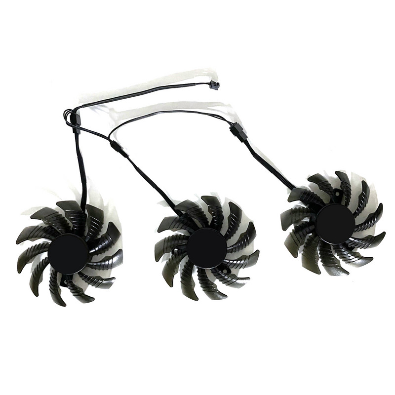 NAUJAS 3PCS 78MM 4PIN T128010SU PLD08010S12HH GTX1080 GPU VENTILIATORIUS, skirtas Gigabyte AORUS GTX1060 1070 1080 G1 GTX 1070Ti 1080Ti 960 980Ti