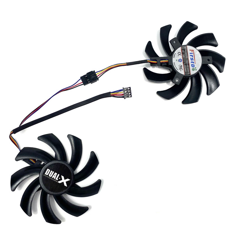 Aušinimo ventiliatorius NAUJAS 85MM 4PIN FDC10H12S9-C FD7010H12S HD7950 GPU VENTILIATORIUS JIS RX580 470 Sapphire R9 270 280X HD7870 HD7950 HD6850