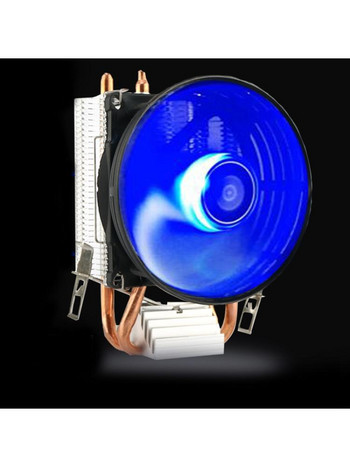 CPU Cooler Master 2 чисти медни топлинни тръби Вентилатор със синя светлина Freeze Tower Система за охлаждане с PWM вентилатори