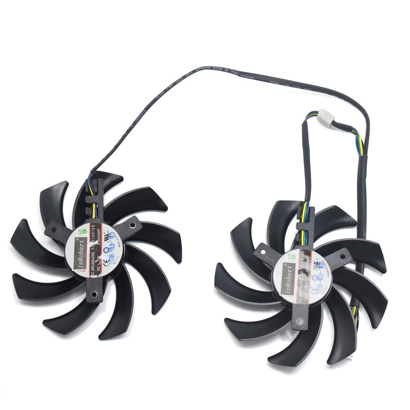 Nový 85mm chladič FDC10H12S9-C FD7010H12S 4pinový ventilátor pre grafickú kartu Palit GeForce GTX 1070 Ti 1070 1060 1080 GTX1060 Dual