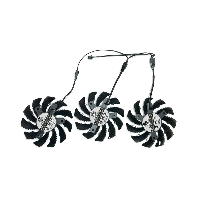 GIGABYTE GV-N970WF3OC-4GD Náhradný chladiaci ventilátor PLD08010S12H T128010SM 78MM 3PIN Nový chladiaci ventilátor pre GTX970 GPU