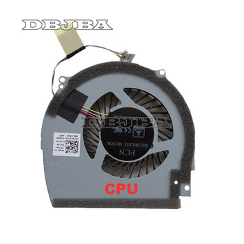 лаптоп CPU GPU вентилатор за охлаждане Охлаждащ радиатор за Dell Inspiron INS15 7566 7567 15 7000 0147DX 0NWW0W DC28000IMF0 DC28000IOF0