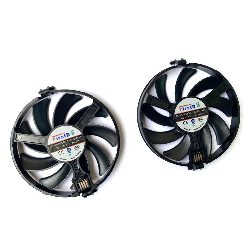 2 DB FDC10U12S9-C RX470 GPU hűtő XFX AMD Radeon RX 470 480 580 RX580 RX480 RX470 grafikus hűtőventilátorhoz
