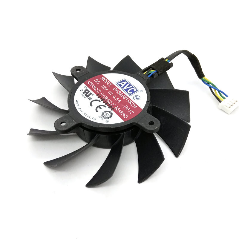 Γνήσιος ανεμιστήρας ψύξης κάρτας γραφικών AVC DASA0815R2H P012 DC12V 0,5A