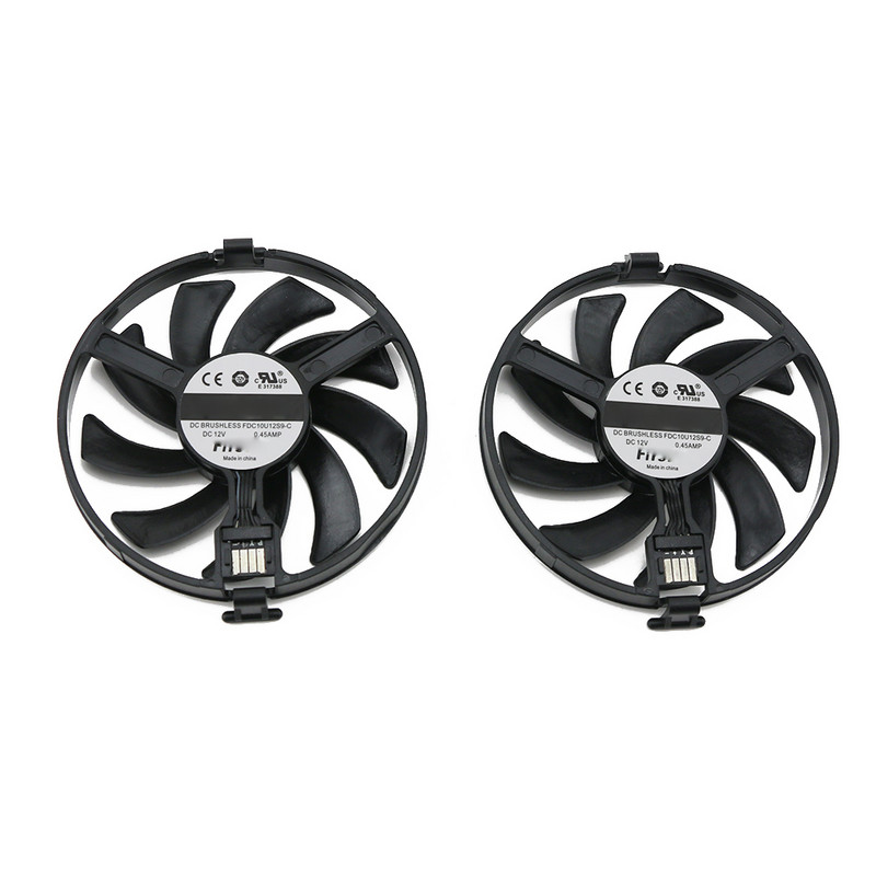 RX470 RX480 FDC10U12S9-C grafikus kártya ventilátor VGA kártya ventilátor XFX RX 470/480 videokártya hűtőventilátorhoz