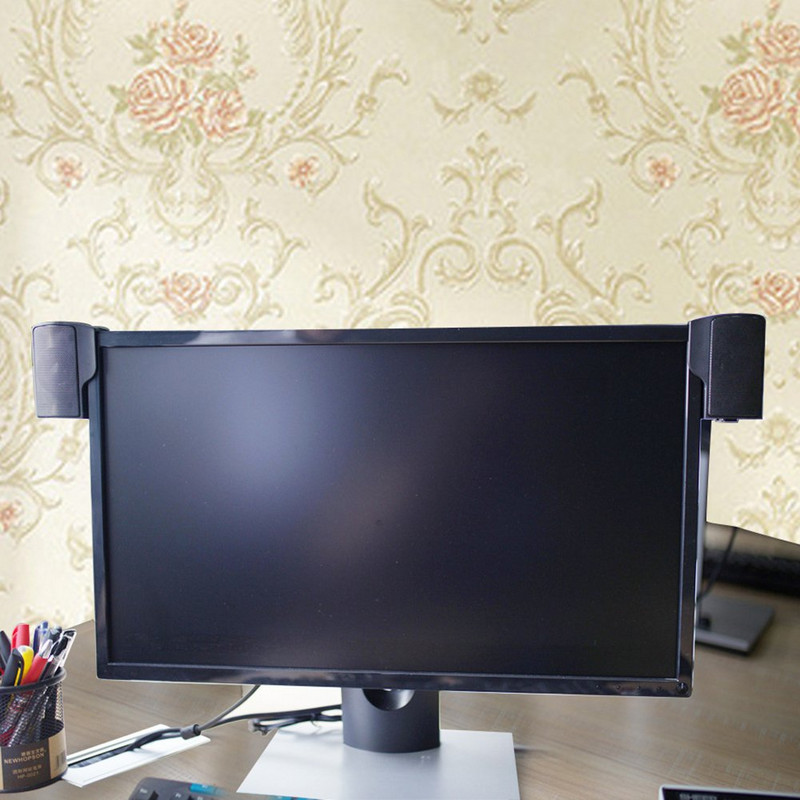 P01 mini nešiojamasis garsiakalbis su 3,5 mm lizdu 6 W USB prisegamas stereo garsiakalbis, skirtas nešiojamojo kompiuterio nešiojamojo kompiuterio garsumo stiprintuvui