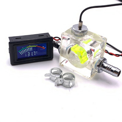 2022-es új, háromutas áramlásmérő LED-hőmérő vízhűtő folyadékhűtő rendszerhez univerzális számítógépes hőmérő