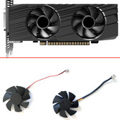 47mm 2pin 3pin FS1250-S2053A FS1250-A1042A6FL 0.19A GeForce GTX 1650 GPU VENTILATOR Za Gigabyte GeForce GTX 1650 D6 OC niskog profila 4G