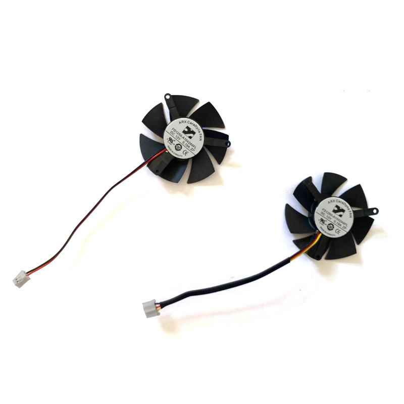 47mm 2pin 3pin FS1250-S2053A FS1250-A1042A6FL 0.19A GeForce GTX 1650 GPU VENTILATOR Za Gigabyte GeForce GTX 1650 D6 OC niskog profila 4G