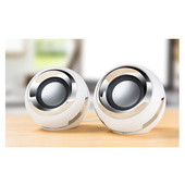 1 par žičanih mini računalnih zvučnika USB AUX trube za prijenosno računalo, stolni telefon 6 W snažan audio multimedijski zvučnik