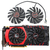 Eredeti GTX 980 GPU VENTILÁTOR PLD10010S12HH ,MSI R9 390, R9 380, R7 370, GTX 970 960 950 980 980Ti GAMING videokártya hűtőventilátorhoz