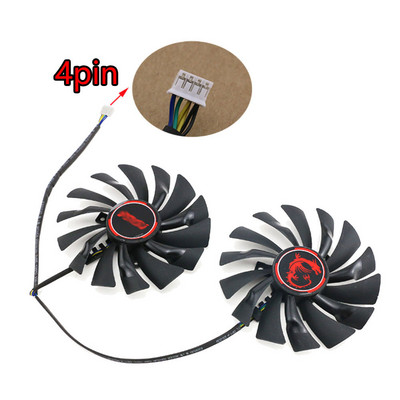 Eredeti GTX 980 GPU VENTILÁTOR PLD10010S12HH ,MSI R9 390, R9 380, R7 370, GTX 970 960 950 980 980Ti GAMING videokártya hűtőventilátorhoz