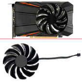 3PIN 87MM PLD09210S12HH T129215SU 12V ventilator hladnjaka GTX1050 RX560 RX550 za Gigabyte Geforce GTX 1050 1050Ti RX 550 560 Mini ITX G1