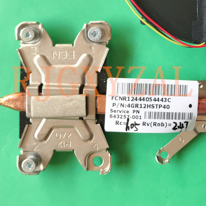 Új notebook CPU ventilátor hűtőborda radiátor rézcsöves modul a HP Pavilion Presario G4 G6 G7 G4-1000 G7-1000 G6-1000 hűtőhöz 3 tűs